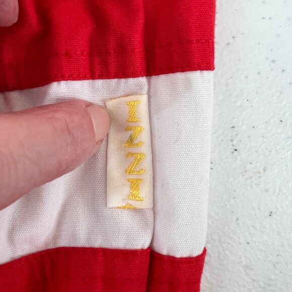 Izzi Spirit Red & White Jacket Vintage Preppy Nautical - Picture 16 of 16